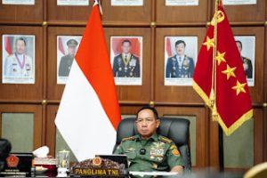 Panglima TNI Ikuti Rapat Virtual Bersama Presiden RI Bahas Pengendalian Inflasi dan Kebijakan Upah Minimum Tahun 2025