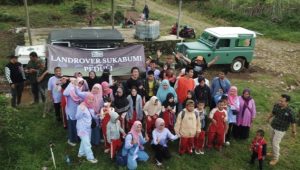 Siswa SLB Bermain Offroad