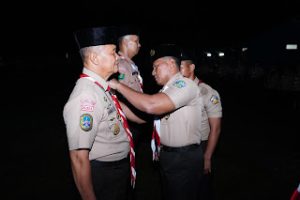 Waaster Panglima TNI Resmi Tutup Kursus Pembina Pramuka Mahir Tingkat Lanjutan Trisaka TNI TA 2024